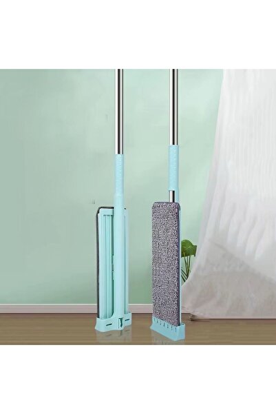 RSC MARKETİM Kendinden Sıkmalı Mop Yeşil 1 Adet Mikrofiber Yedek Bez Hediyeli