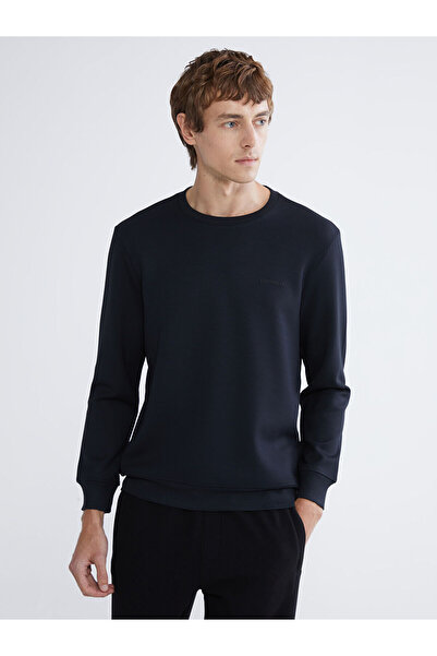LC Waikiki Vizyon New Season Biaiklet Collar Men's Sweatshirt