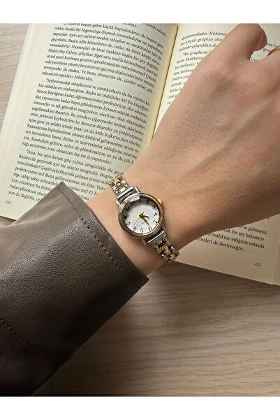 rubsey Retro Minimal Metal Cord Vintage Women Wristwatch Two Colors