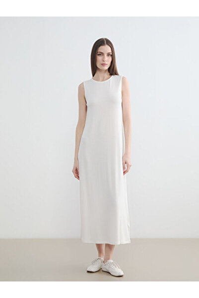 LC Waikiki Rmz Gi̇yi̇m Farkiyla Zero Roba Collar Women's Dress Lining