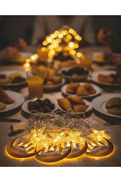 Epilons ضوء زينة رمضان موفر للطاقة من الفئة A++، متوافق مع ستائر النوافذ والش...