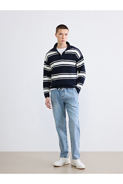 LC Waikiki بنطلون جينز رجالي مستقيم من إنديجو