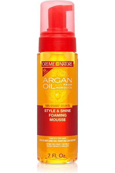 Creme of Nature RV CON Argan Style & Shine Foaming Mousses 3S - 207ml