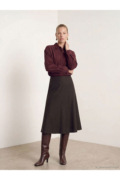 LC Waikiki A-Line Skirt with Elastic Waist