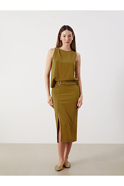 LC Waikiki Zippered Tight Fit Skirt at the Waist