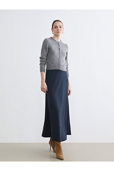LC Waikiki Rmz Gi̇yi̇m Farkiyla a Dikim Flared Long Skirt