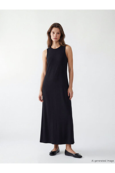 LC Waikiki Rmz Gi̇yi̇m Farkiyla Zero Roba Collar Women's Dress Lining