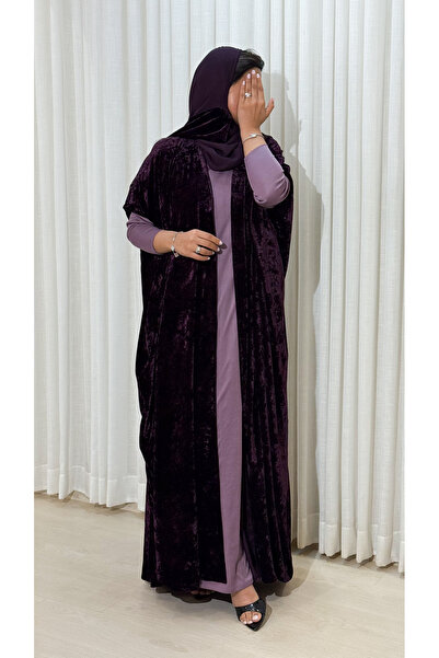 Ms Winter velvet Velvet, half-dress style with sleeves and stretchy dress – a...