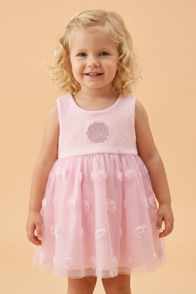 Tuabella Girl's Tulle Dress Birthday Special Occasion Dress
