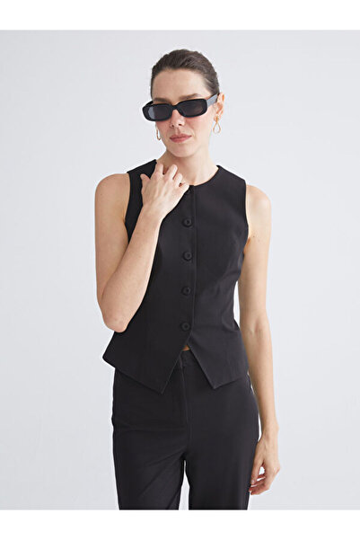 LC Waikiki منتجات فريزن ستور التي لا مثيل لها I سترة كلاسيكية نسائية بياقة صف...