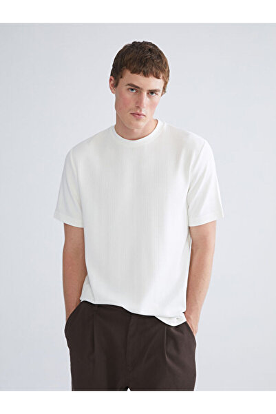 LC Waikiki Quality Parts from Çelebi Store Zero Roba Yaka Men's T-Shirt