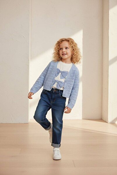 Kids Rooms طقم تريكو مكون من 3 قطع مع فيونكة، مناسب للعطلات