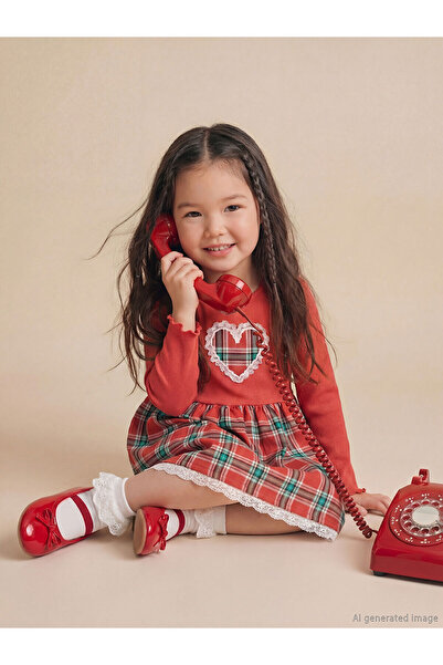 LC Waikiki Original Plaid Girls' Dress