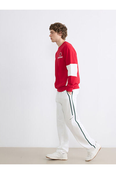 LC Waikiki Rmz Gi̇yi̇m Farkiyla Loose Fit She Striped Detail Rkek Sweatpants