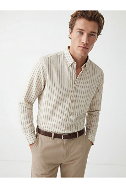 LC Waikiki Slim Fit Striped Men's Shirt