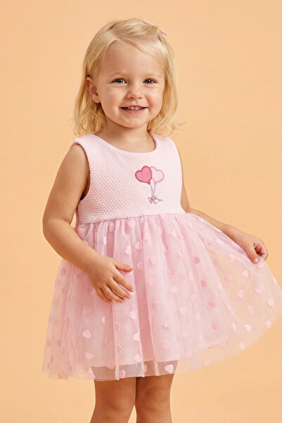 Tuabella Kız Çocuk Tüllü Elbise Doğum Günü Özel Gün Elbise
