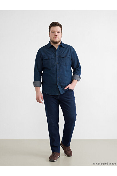 LC Waikiki Ανδρικό τζιν παντελόνι Anthracite 779 Regular Fit