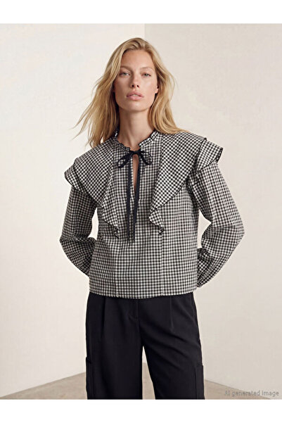 LC Waikiki Unique Products from Freezen Store I Tie-Down Collar Checkered Emb...