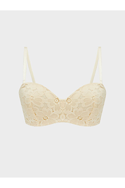 LC Waikiki Peak New Season Underwire Unpadded Lace Strapless Bra