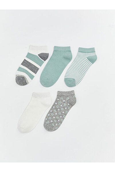 LC Waikiki منتجات فريزن ستور الفريدة من نوعها، جوارب نسائية مطرزة، عبوة من 5 قطع