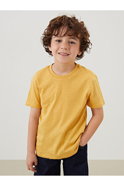 LC Waikiki Rmz Gi̇yi̇m Farkiyla Zero Roba Collar Classic Boy's T-Shirt