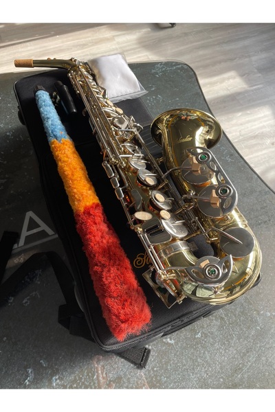 SALVADOR DVJ440 Gold Profesyonel Alto Saksafon (Çanta Ve Aksesuar Dahil)