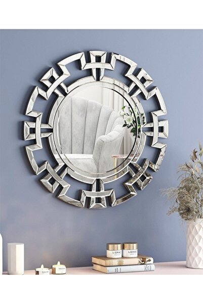 HomeNew 🌟 تحفة فنية تضيء منزلك: مرآة حائط دائرية بتصميم عصري فاخر 🌟