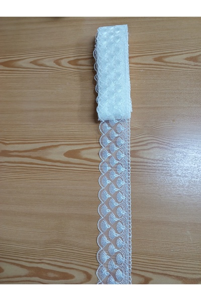 DANTEL Guipure French Tulle Scallop Cream - 8.50 Meters.