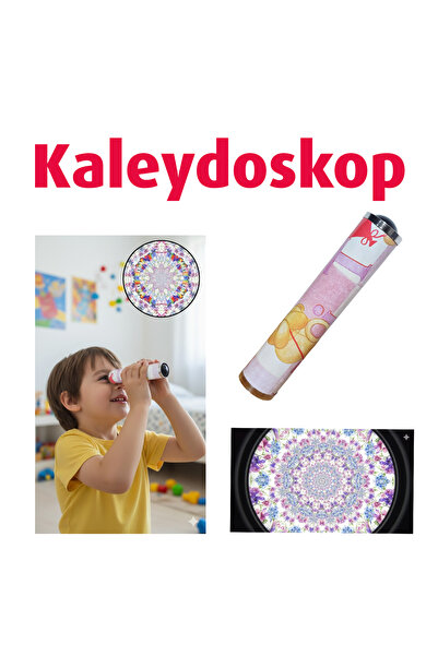 direkstoktan Kaleydoskop Dürbün - Nostaljik Optik Illüzyon ve Renk Şöleni Tel...
