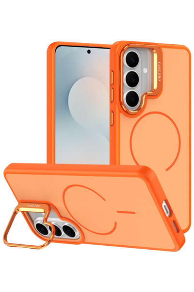 Rivor Galaxy S26 Compatible Case with Camera Stand, Magsafe Supported Matte P...