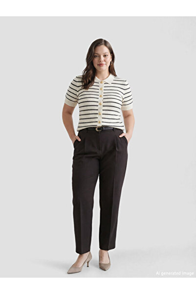 LC Waikiki Timeless Clothing & Timeless Choices Women's Cigarette Pleated Pan...
