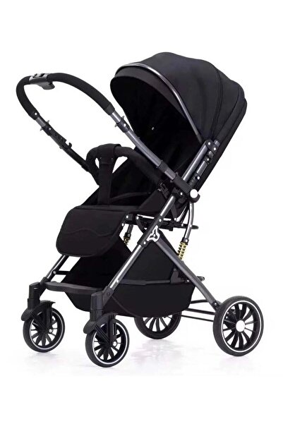 Mini Baby Lightweight stroller with a gray frame, folds compactly for cabin t...