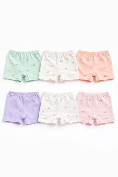 mini kanka Komplet gaćica za devojčice bokserice (2–12 godina) – prirodna Pam...