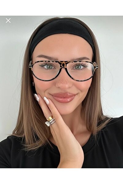 BETTY Leopar çerçeveli mavi ışık korumalı gözlük