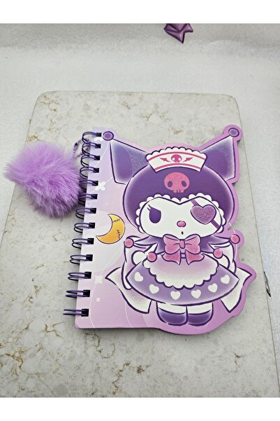 Meyra Accessories Special Cut Spiral Notebook with Kuromi Figure: Sanrio Char...