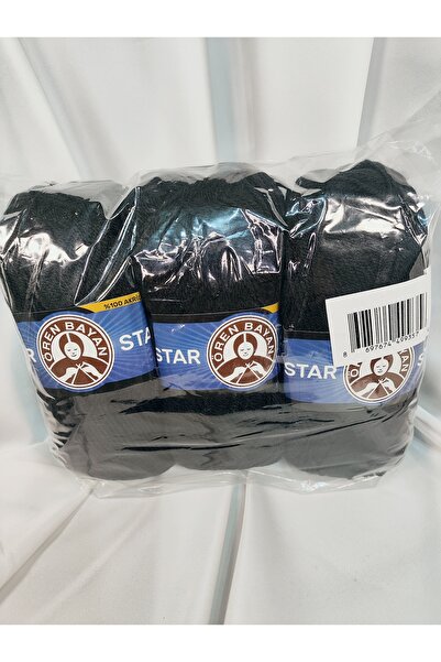 Ören Bayan Star SiyahEl Örgü İpi (3 Adet) - Renk: 999