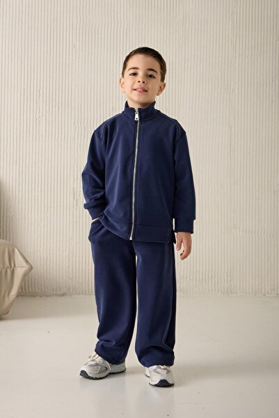 ŞEYMA COŞKUN Fermuarlı Takım Kids Lacivert