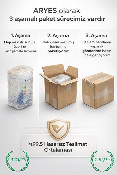 Aryes 13W E27 LED Ampul 2700K Doğal Sarı Işık 1521 Lümen