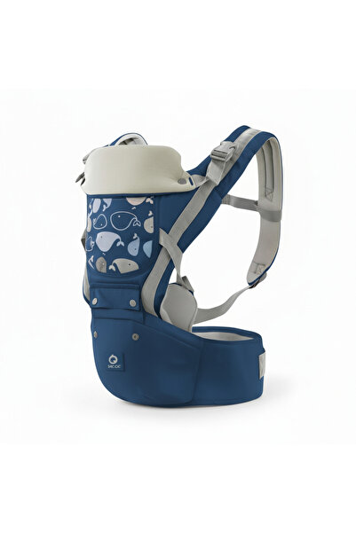 MASTPAD Anatomical 3-in-1 baby carrier with lumbar support and adjustable sea...