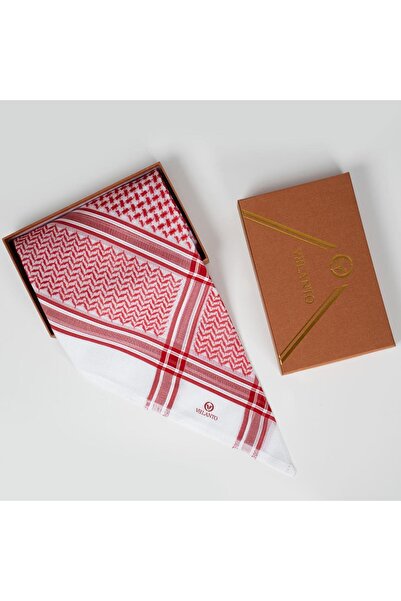 VELANTO Classic red men's shemagh with a luxurious heritage look