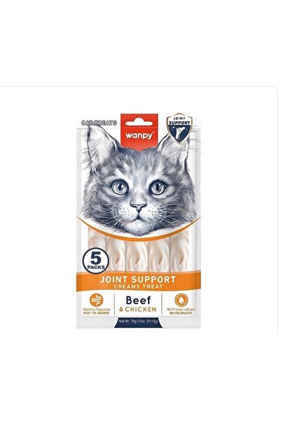Wanby Creamy cat treats from Wanpy, designed to support joint health, with a ...