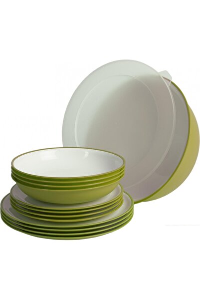 Omada Sanaliving plastic tableware set - Green