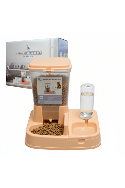 MASTPAD Automatic water and food feeder for dogs and cats, 2 in 1, large capa...