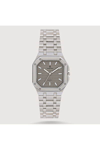 Louis Nice Men's Silver Steel Watch