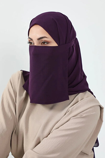 HIJAB VIP طقم طرحة ولثام - ربط