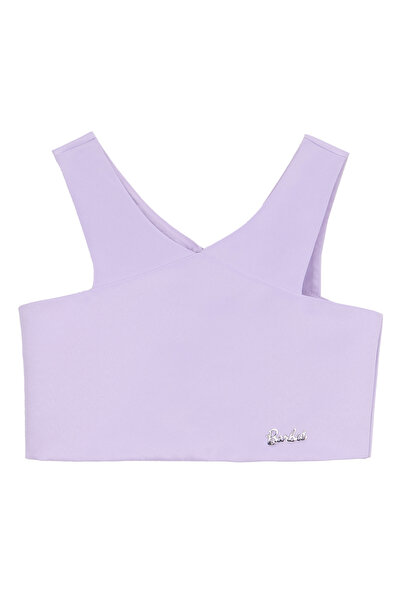 Barbie Düz Lila Kız Çocuk Bluz BRB6SG-BLZ6538