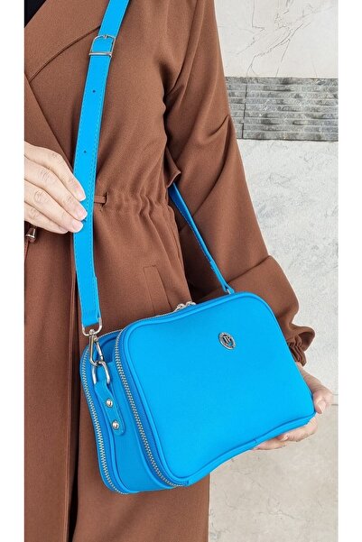 Just Polo Justpolo Women's Blue 5 Compartment Shoulder Bag Tm4023Tm4023