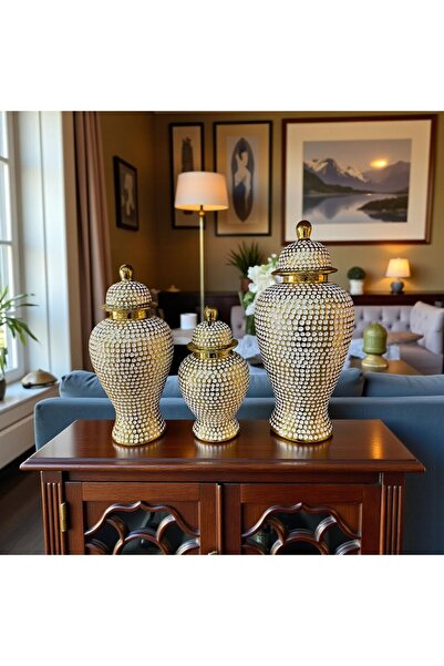 Sleep Nova Pearl Majesty Gold Dekoratif Küp Seti