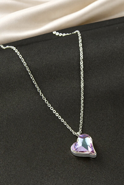 FREEDOM STOREE قلادة من الفولاذ على شكل قلب