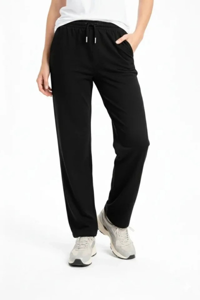 nedo7 Straight Leg Elastic Waist Drawstring Casual Sports Sweatpants Comforta...